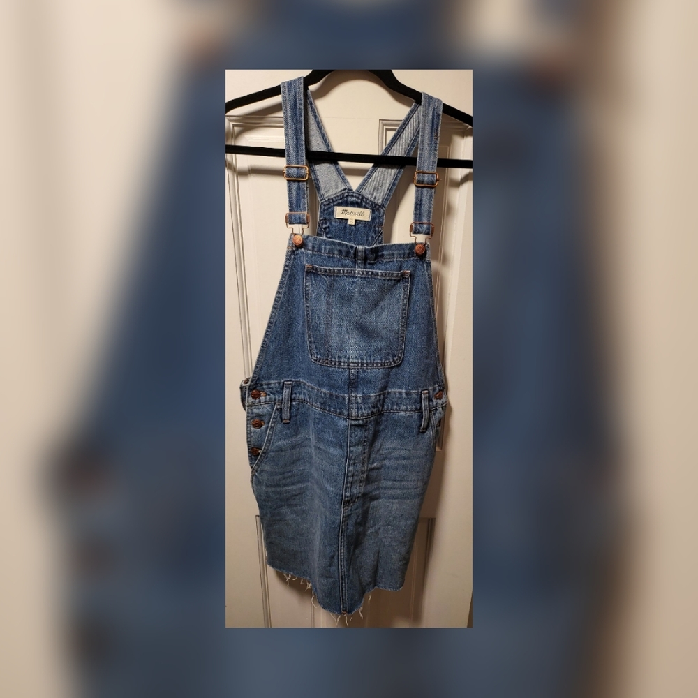 Madewell Denim Overall Skirt/Dress, size 10